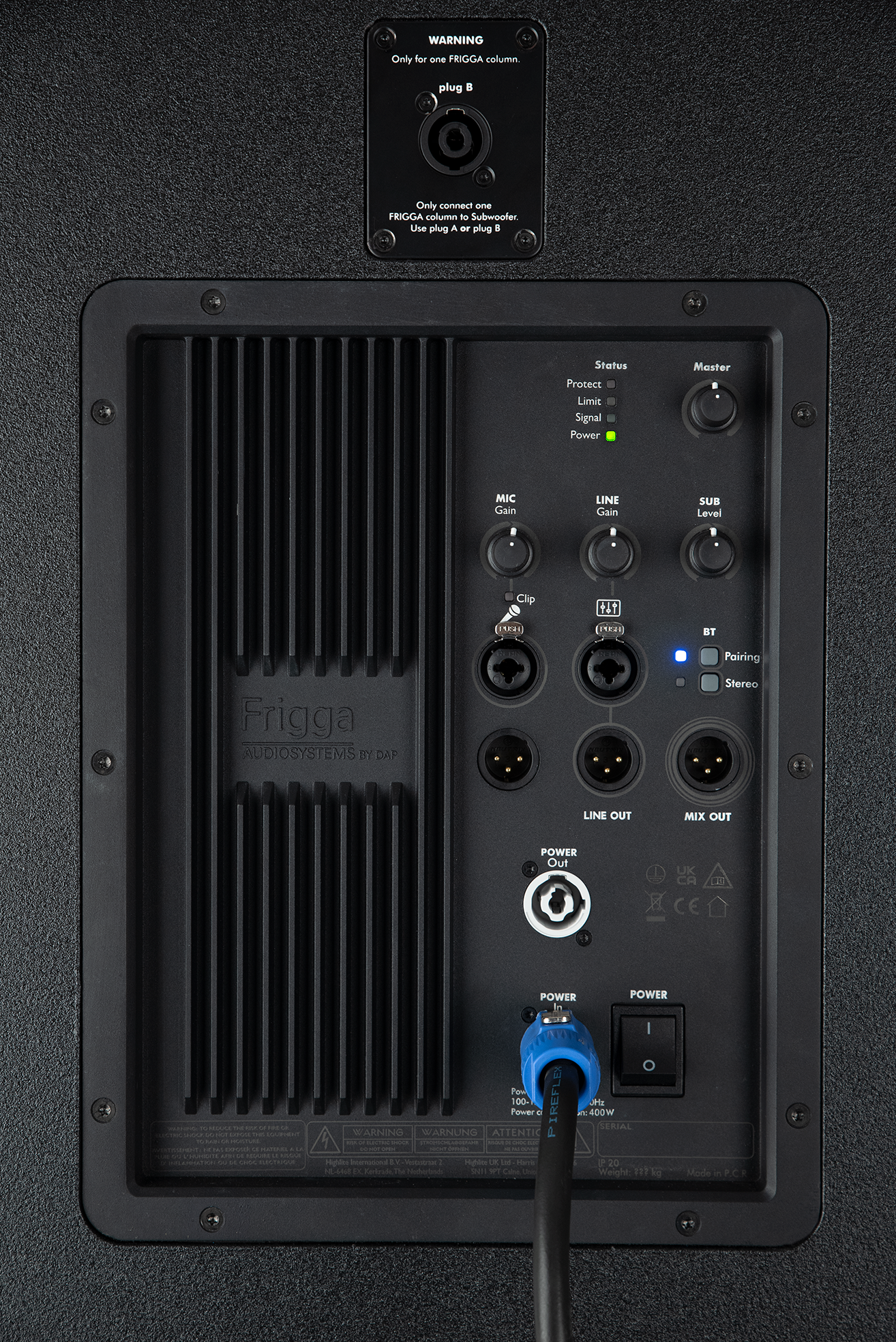 D38880 DAP Frigga Column Array audio system 2000W – 6 DAP Frigga професионална активна аудио система Line Array | Rotozoom