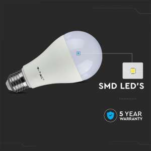 LED крушка 17W A65 4000K Samsung чип VT-217D V-TAC E27 | AVStore