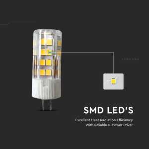 LED крушка 3.2W G4 4000K Samsung чип VT-234 V-TAC | AVStore