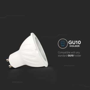 LED луничка 6W GU10 3000K Samsung чип VT-277 V-TAC | AVStore
