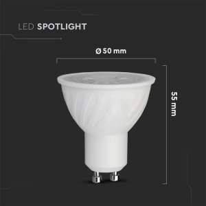 LED луничка 6W GU10 3000K Samsung чип VT-249 V-TAC | AVStore