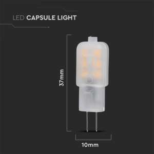 LED крушка 1.1W G4 3000K Samsung чип VT-201 V-TAC | AVStore