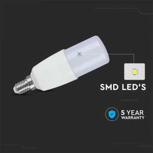 LED крушка 7.5W T37 6500K Samsung чип VT-248 V-TAC E14 | AVStore