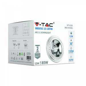LED крушка 12W AR111 4000K VT-1110 V-TAC G53 | Rotozoom