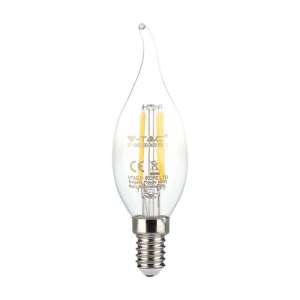 LED крушка 4W 3000K филамент VT-1997 V-TAC E14 | AVStore