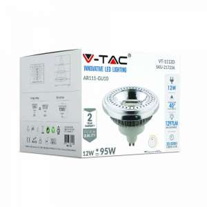 LED луничка 12W AR111 6400K VT-1112D V-TAC GU10 | Rotozoom