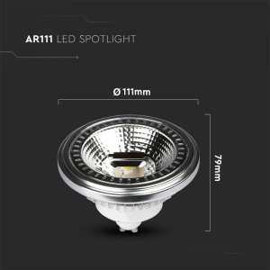 LED луничка 12W AR111 6400K VT-1112D V-TAC GU10 | Rotozoom