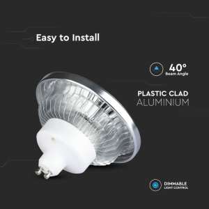LED луничка 12W AR111 6400K VT-1112D V-TAC GU10 | Rotozoom