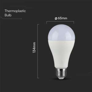 LED крушка 17W A65 4000K Samsung чип VT-21017 V-TAC E27 | AVStore