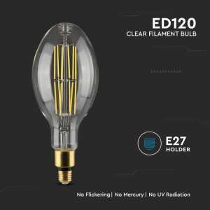 LED крушка 24W ED120 6400K филамент VT-2324 V-TAC E27 | AVStore