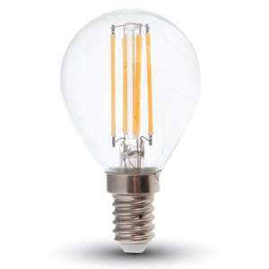 LED крушка 6W P45 2700K филамент VT-2466 V-TAC E14 | AVStore