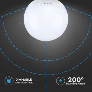 LED крушка 13W G120 6400K VT-1884D V-TAC E27 | AVStore