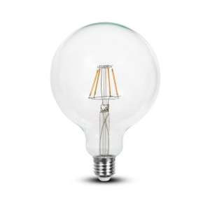 LED крушка 6W G125 6500K филамент VT-2147 V-TAC E27 | AVStore