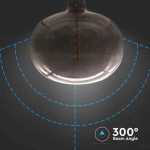 LED крушка 4W 2200K Кобъл черен филамент VT-2265 V-TAC E27 | AVStore