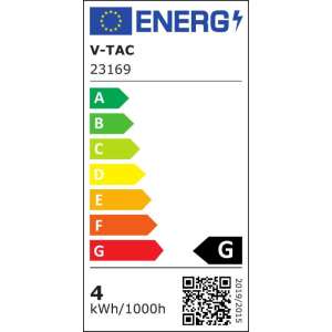 LED крушка 4W G200 2700K Амбър филамент спирала VT-2270 V-TAC E27 | AVStore