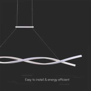 LED пендел висящ 30W 4000K V-TAC VT-7822 бял | Rotozoom
