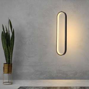 LED пендел висящ 13W 3000K V-TAC VT-7829 черен | Rotozoom