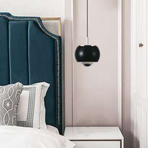 LED пендел висящ Ø100mm 9W 4000K V-TAC VT-7830 черен | AVStore