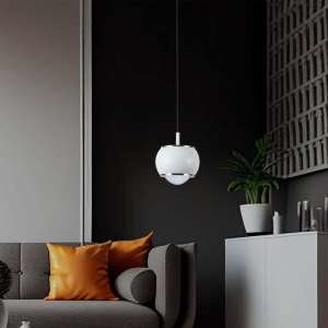 LED пендел висящ Ø100mm 9W 3000K V-TAC VT-7830 бял | Rotozoom
