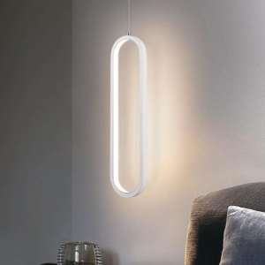 LED пендел висящ 13W 3000K V-TAC VT-7829 бял | Rotozoom