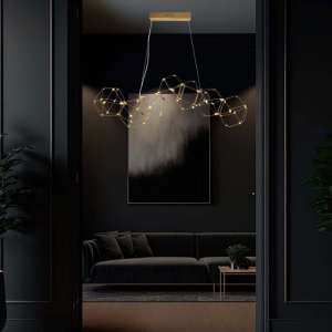 LED пендел златист 28W 3000K V-TAC VT-7918 | Rotozoom
