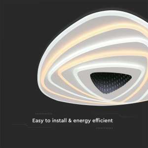 LED плафон с дистанционно управление 120W 3в1 VT-7959 V-TAC | Rotozoom