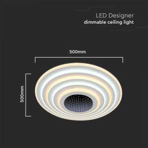 LED плафон с дистанционно управление 125W 3в1 VT-7961 V-TAC | Rotozoom