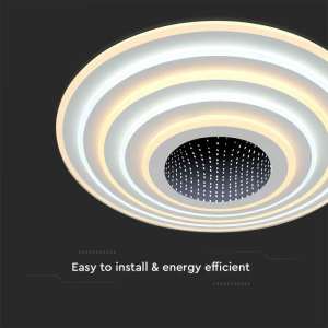 LED плафон с дистанционно управление 125W 3в1 VT-7961 V-TAC | Rotozoom