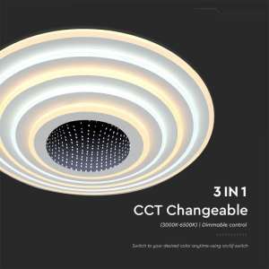 LED плафон с дистанционно управление 125W 3в1 VT-7961 V-TAC | Rotozoom