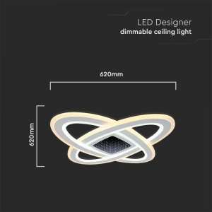 LED плафон с дистанционно управление 130W 3в1 VT-7962 V-TAC | Rotozoom