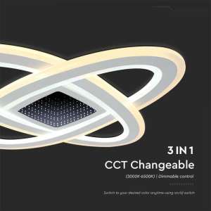 LED плафон с дистанционно управление 130W 3в1 VT-7962 V-TAC | Rotozoom