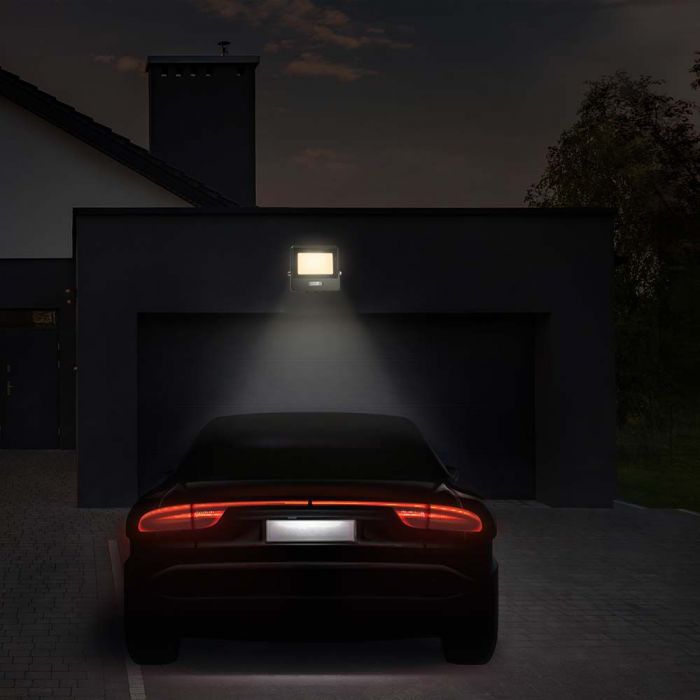 20259-a1_2 LED прожектор със сензор за движение 20W 3000K VT-128S V-TAC черен | Rotozoom