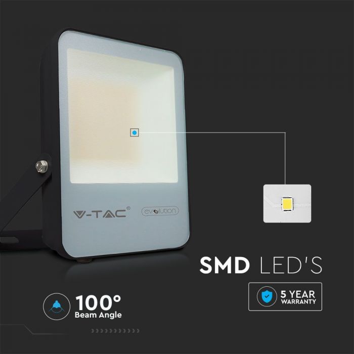 20449-i2_1 LED прожектор 30W 6400K Samsung чип VT-30185 V-TAC черен | Rotozoom