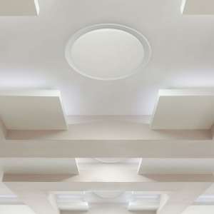 LED плафон кръгъл/блестящ 60/30W 3в1 с дистанционно управление VT-8555 V-TAC бял | Rotozoom