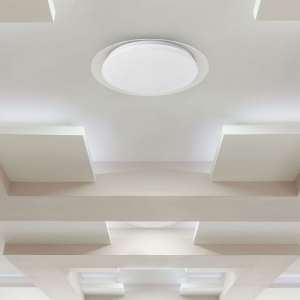 LED плафон кръгъл/блестящ  40/20W 3в1 с дистанционно управление VT-8401 V-TAC бял | Rotozoom