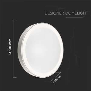 LED плафон кръгъл 60/30W 3в1 с дистанционно управление VT-8502 V-TAC бял | Rotozoom