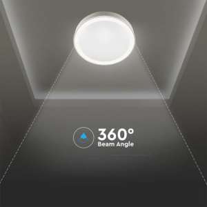 LED плафон кръгъл 60/30W 3в1 с дистанционно управление VT-8502 V-TAC бял | Rotozoom