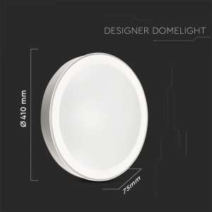 LED плафон кръгъл 40/20W 3в1 с дистанционно управление VT-8402 V-TAC бял | Rotozoom