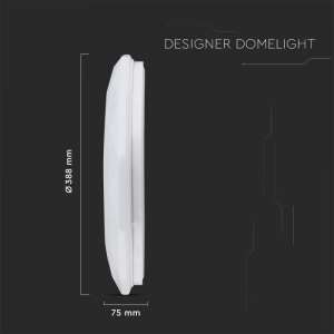 LED плафон кръгъл/диамант 40/20W 3в1 с дистанционно управление VT-8404 V-TAC бял | Rotozoom