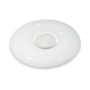 LED плафон кръгъл/блестящ 40/20W 3в1 с дистанционно управление VT-8405 V-TAC бял | AVStore