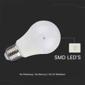 LED крушка 11W A60 4000K Samsung чип VT-262D V-TAC E27 | AVStore