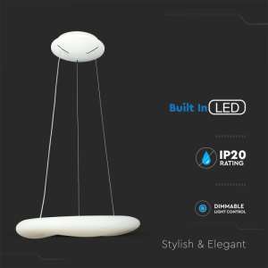 LED пендел Ø600mm 36W 3IN1 V-TAC VT-7605 бял | Rotozoom