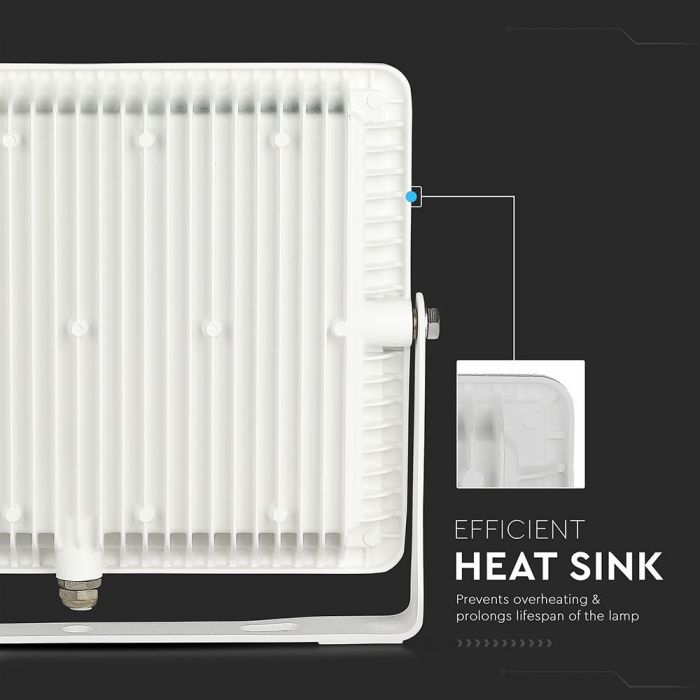 21416-i2_2 LED прожектор 100W 6500K Samsung чип VT-100 V-TAC бял | AVStore