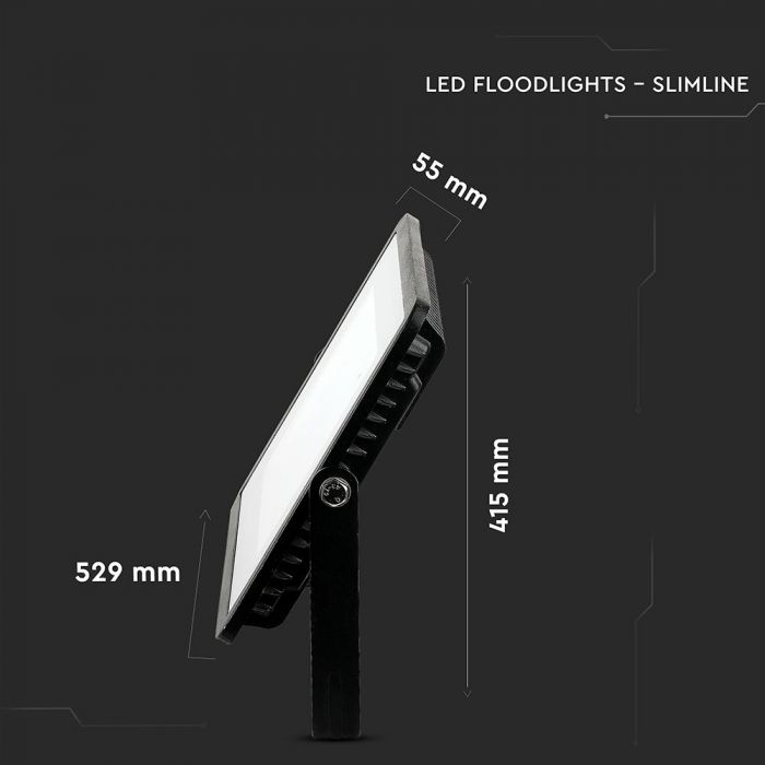 21422-d LED прожектор 300W 4000K Samsung чип VT-300 V-TAC черен | Rotozoom