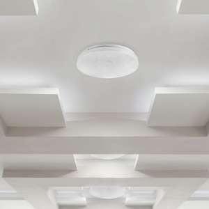 LED плафон кръгъл/блестящ 12W 3в1 VT-8412 V-TAC бял | Rotozoom