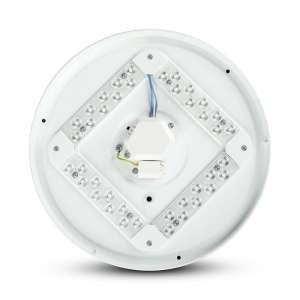 LED плафон кръгъл/матов 12W 3в1 VT-8412 V-TAC бял | Rotozoom