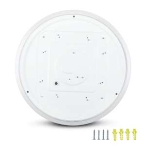 LED плафон кръгъл/матов 18W 3в1 VT-8418 V-TAC бял | Rotozoom