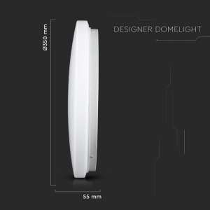 LED плафон кръгъл/матов 24W 3в1 VT-8424 V-TAC бял | Rotozoom