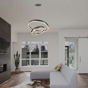 LED пендел висящ 50W 3000K V-TAC VT-7578 кафяв | Rotozoom