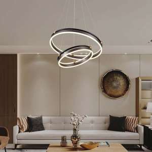 LED пендел висящ 50W 3000K V-TAC VT-7578 кафяв | Rotozoom